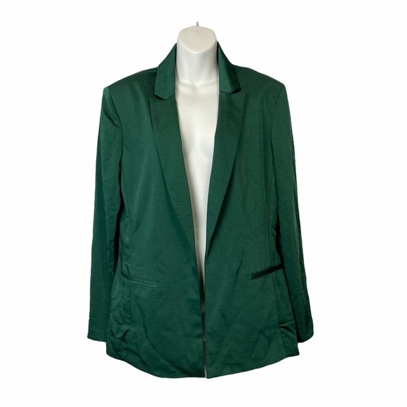 INC International Concepts Emerald Green Blazer - Picture 1 of 12